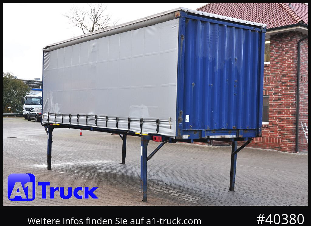 KRONE 7.45 BDF Wechselbrücke, Schiebeplane - Plachtová nástavba: obrázek 1 KRONE 7.45 BDF Wechselbrücke, Schiebeplane - Plachtová nástavba: obrázek 1