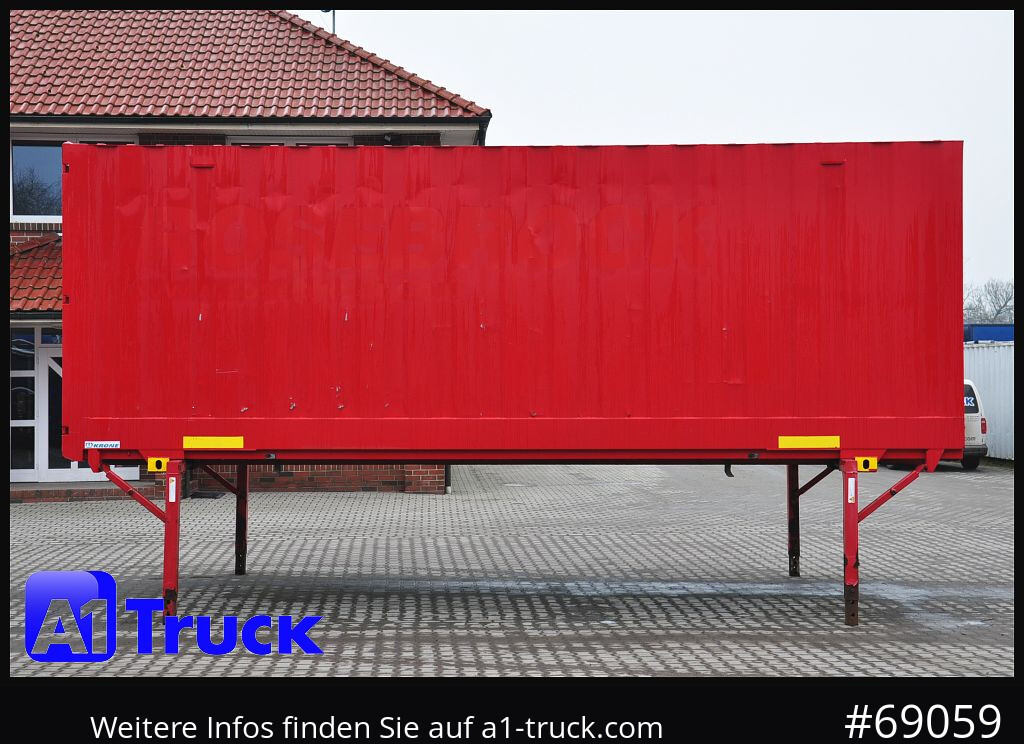 Skříňová nástavba KRONE BDF 7,45 Wechselbrücke  Koffer, Zurrösen in den Seitenwänden: obrázek 9