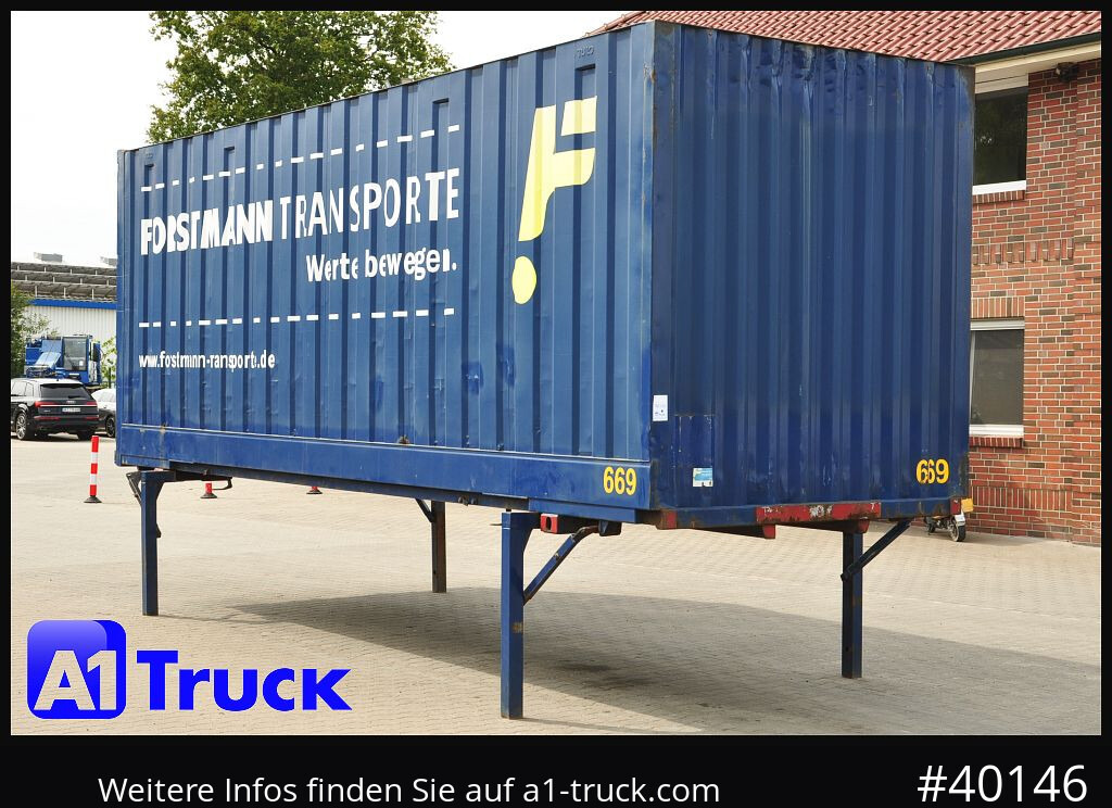 KRONE BDF 7,82 Container, 2700mm Innenhöhe, Portaltür - Lodní kontejner: obrázek 1 KRONE BDF 7,82 Container, 2700mm Innenhöhe, Portaltür - Lodní kontejner: obrázek 1