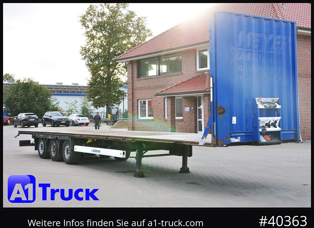 KRONE Megatrailer, Plateau, Liftachse, Staplerhalterung, - Návěs valník/ Plato: obrázek 1 KRONE Megatrailer, Plateau, Liftachse, Staplerhalterung, - Návěs valník/ Plato: obrázek 1