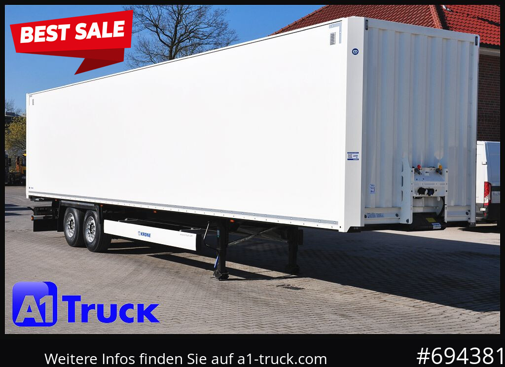 KRONE SZ 2 achs Koffer, Code XL, VDI 2700, SOFORT - Skříňový návěs: obrázek 1 KRONE SZ 2 achs Koffer, Code XL, VDI 2700, SOFORT - Skříňový návěs: obrázek 1