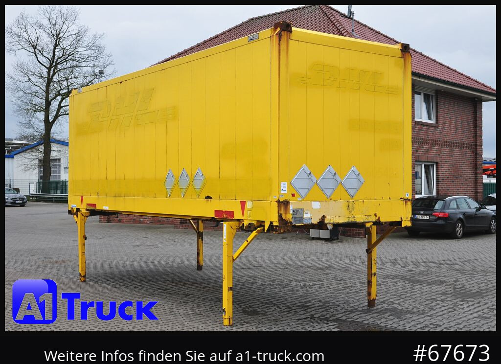 KRONE WB 7,45 Koffer, BDF Wechselbrücke 2550mm - Skříňová nástavba: obrázek 1 KRONE WB 7,45 Koffer, BDF Wechselbrücke 2550mm - Skříňová nástavba: obrázek 1
