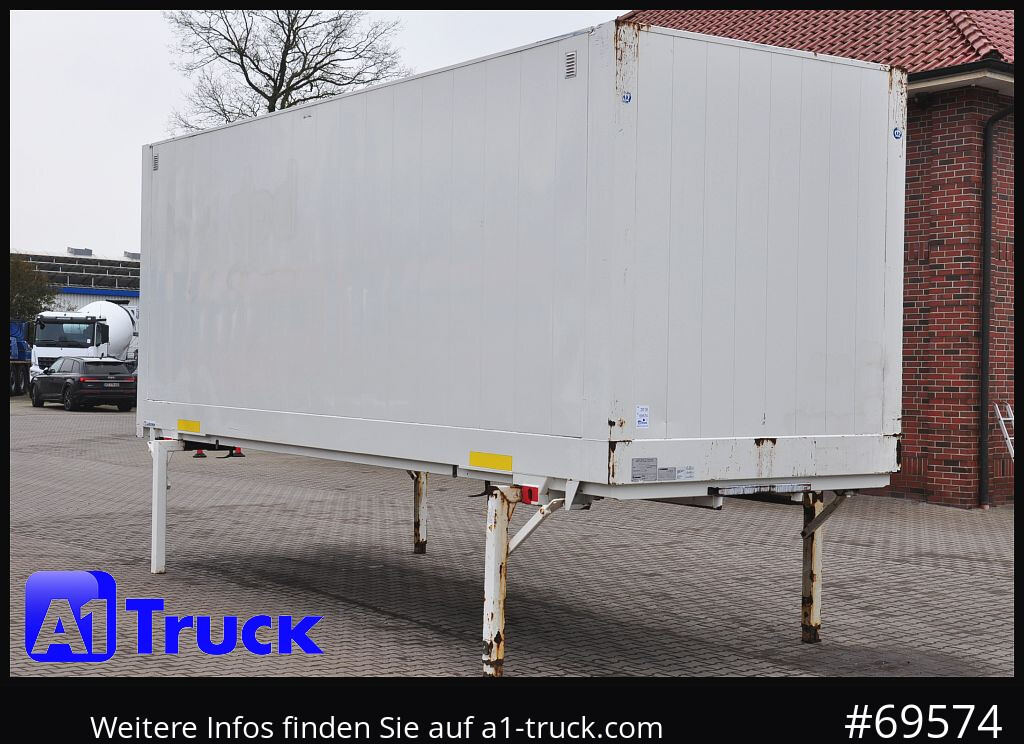 KRONE Wechselbrücke BDF 7,45 Koffer, Textil 2750mm innen, 20 x vorhanden - Skříňová nástavba: obrázek 1 KRONE Wechselbrücke BDF 7,45 Koffer, Textil 2750mm innen, 20 x vorhanden - Skříňová nástavba: obrázek 1