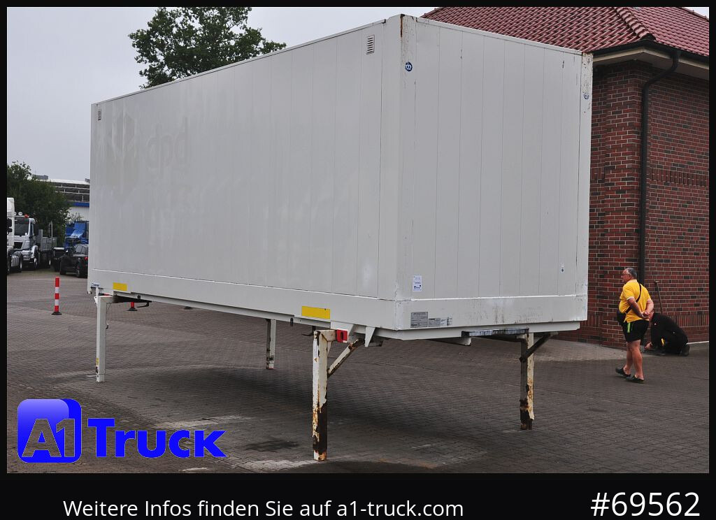 KRONE Wechselbrücke BDF 7,45 Koffer, Textil 2750mm innen, 20 x vorhanden - Skříňová nástavba: obrázek 1 KRONE Wechselbrücke BDF 7,45 Koffer, Textil 2750mm innen, 20 x vorhanden - Skříňová nástavba: obrázek 1
