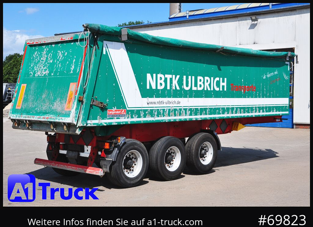 Sklápěcí návěs LANGENDORF SKA 24 Alu  ca. 40m³  Alu,  5580 Kg,: obrázek 9