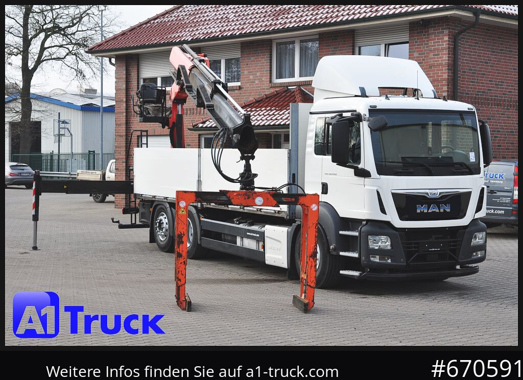MAN TGS 26.440, Kran PK20.501L Lenkachse, - Nákladní automobil valníkový/ Plošinový, Auto s hydraulickou rukou: obrázek 1 MAN TGS 26.440, Kran PK20.501L Lenkachse, - Nákladní automobil valníkový/ Plošinový, Auto s hydraulickou rukou: obrázek 1