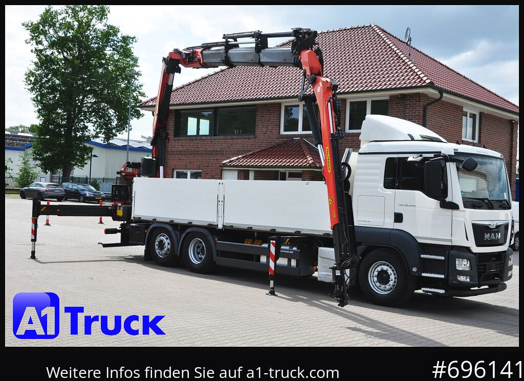 MAN TGS 26.440, PK27002 Jib 21m, Funk, Lift-Lenkachse, - Nákladní automobil valníkový/ Plošinový, Auto s hydraulickou rukou: obrázek 1 MAN TGS 26.440, PK27002 Jib 21m, Funk, Lift-Lenkachse, - Nákladní automobil valníkový/ Plošinový, Auto s hydraulickou rukou: obrázek 1