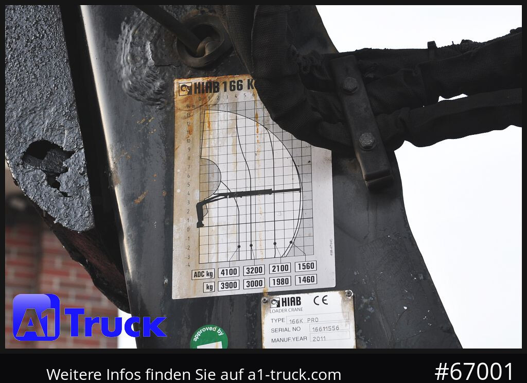 MAN TGX 26.400, Hiab Kran, Lenk-Liftachse, - Auto s hydraulickou rukou, Nákladní automobil valníkový/ Plošinový: obrázek 4 MAN TGX 26.400, Hiab Kran, Lenk-Liftachse, - Auto s hydraulickou rukou, Nákladní automobil valníkový/ Plošinový: obrázek 4
