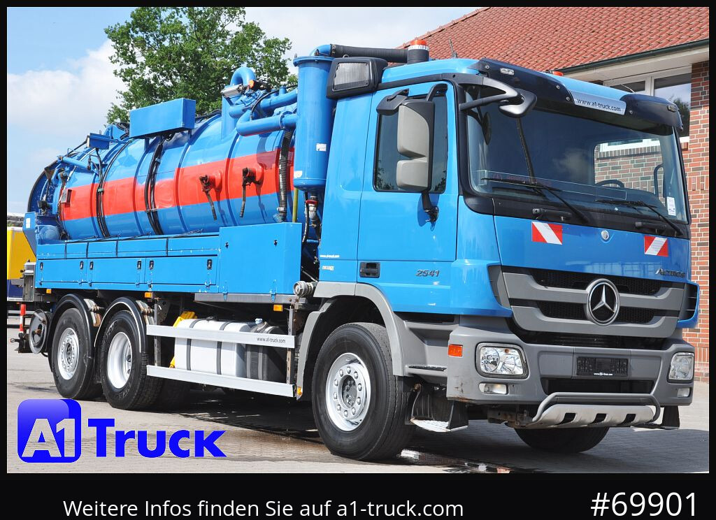 MERCEDES-BENZ 2541 Actros Saug-Spülwagen Hellmers, 15,5m³, - Čistič odpadových jam: obrázek 1 MERCEDES-BENZ 2541 Actros Saug-Spülwagen Hellmers, 15,5m³, - Čistič odpadových jam: obrázek 1