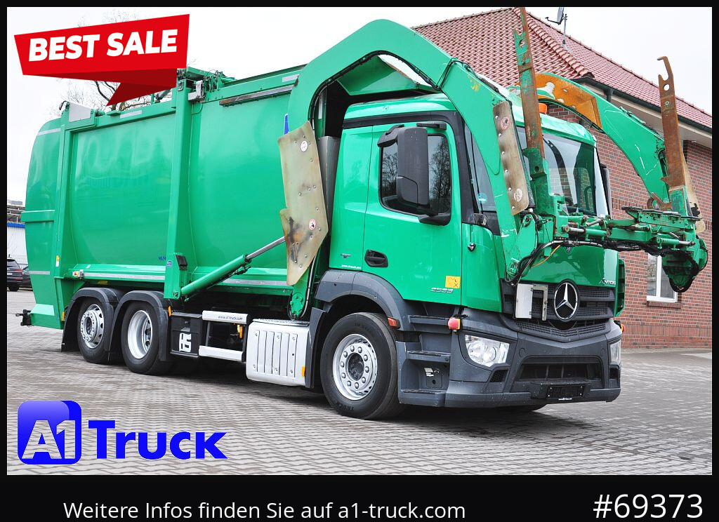 MERCEDES-BENZ Antos 2533, HS Millenium XXL37 Überkopflader, - Vůz na odvoz odpadků: obrázek 1 MERCEDES-BENZ Antos 2533, HS Millenium XXL37 Überkopflader, - Vůz na odvoz odpadků: obrázek 1
