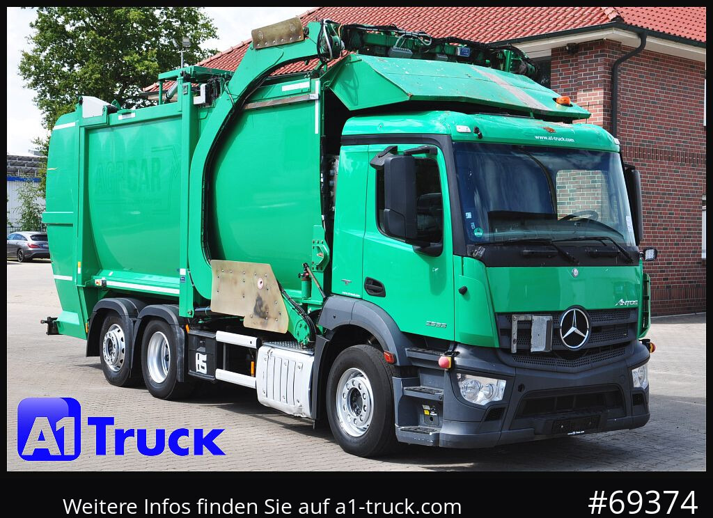 MERCEDES-BENZ Antos 2533, HS Millenium XXL37 Überkopflader, - Vůz na odvoz odpadků: obrázek 1 MERCEDES-BENZ Antos 2533, HS Millenium XXL37 Überkopflader, - Vůz na odvoz odpadků: obrázek 1