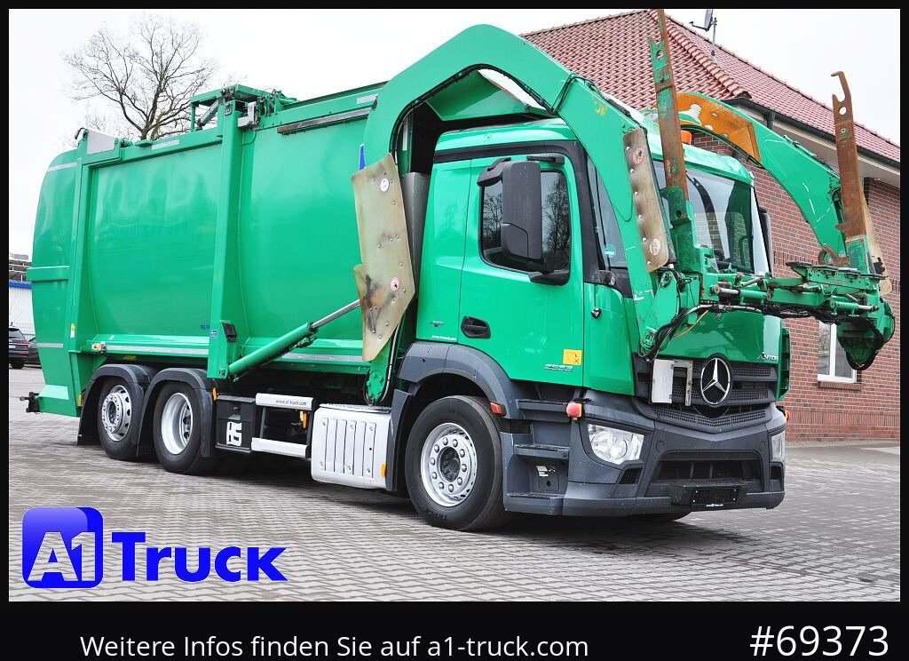 MERCEDES-BENZ Antos 2533, HS Millenium XXL37 Überkopflader, - Vůz na odvoz odpadků: obrázek 1 MERCEDES-BENZ Antos 2533, HS Millenium XXL37 Überkopflader, - Vůz na odvoz odpadků: obrázek 1
