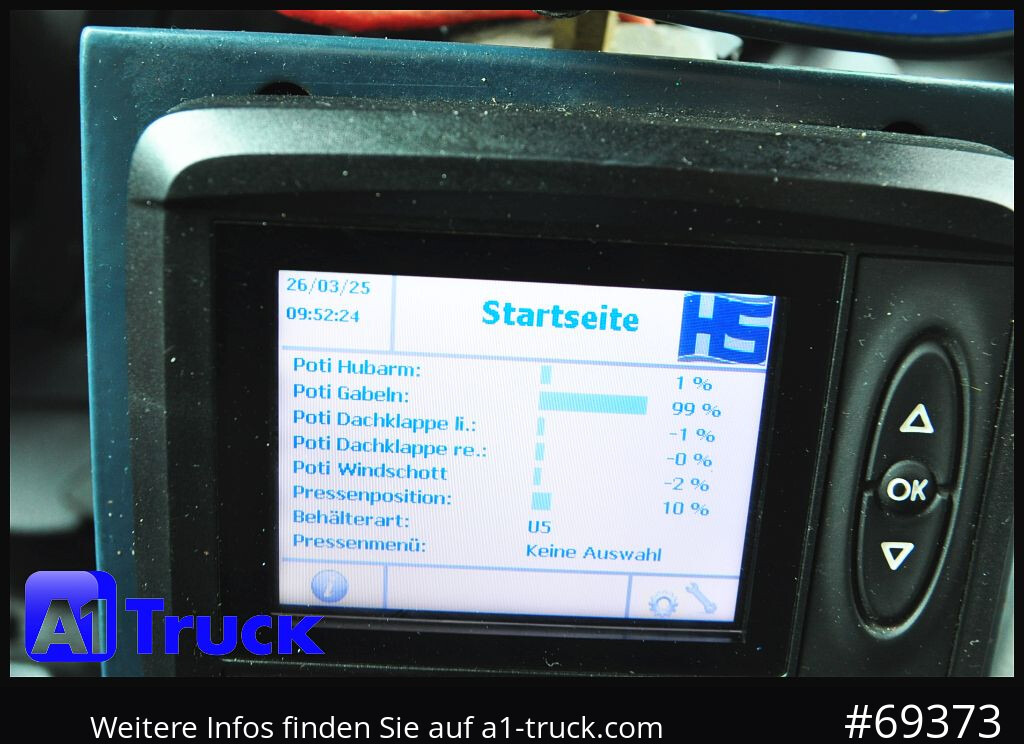 MERCEDES-BENZ Antos 2533, HS Millenium XXL37 Überkopflader, - Vůz na odvoz odpadků: obrázek 5 MERCEDES-BENZ Antos 2533, HS Millenium XXL37 Überkopflader, - Vůz na odvoz odpadků: obrázek 5