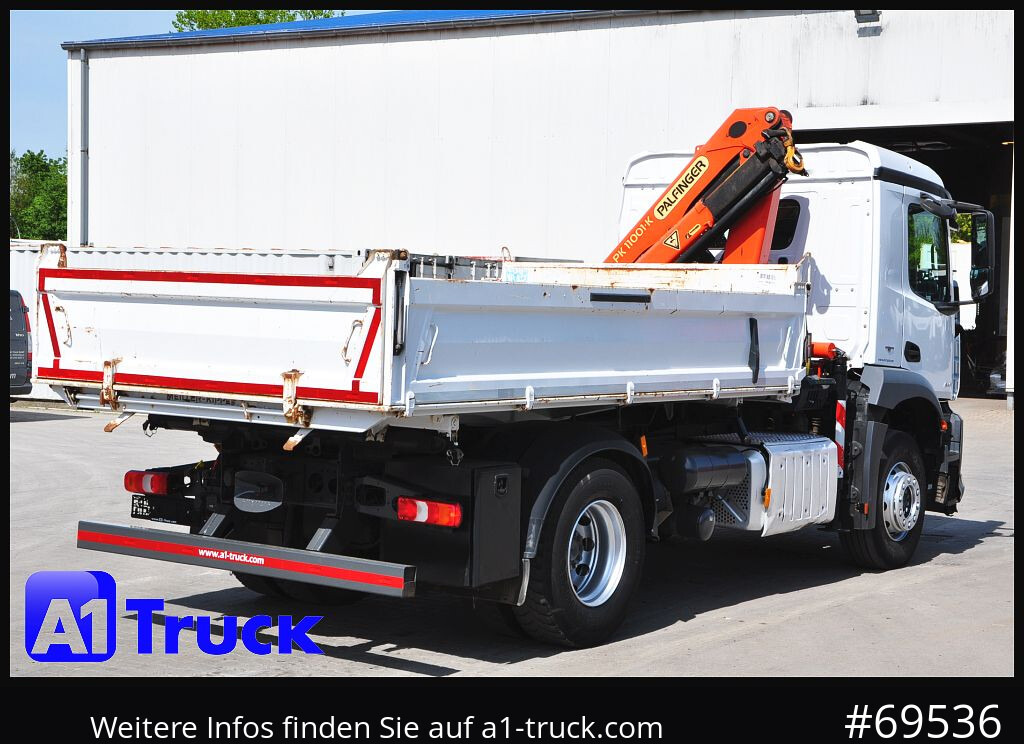 Auto s hydraulickou rukou MERCEDES-BENZ Arocs 1830, Kipper + Kran,Palfinger, Funk,: obrázek 9