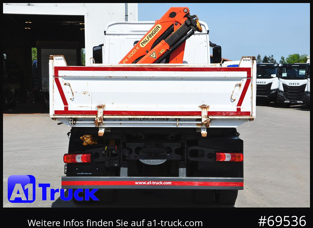 Auto s hydraulickou rukou MERCEDES-BENZ Arocs 1830, Kipper + Kran,Palfinger, Funk,: obrázek 10