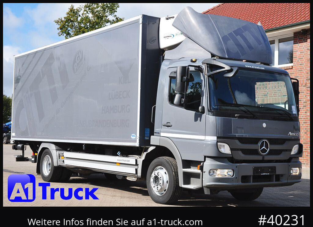 MERCEDES-BENZ Atego 1222, Kühlkoffer, Carrier Supra 850 Mt, LBW - Chladírenský nákladní automobil: obrázek 1 MERCEDES-BENZ Atego 1222, Kühlkoffer, Carrier Supra 850 Mt, LBW - Chladírenský nákladní automobil: obrázek 1