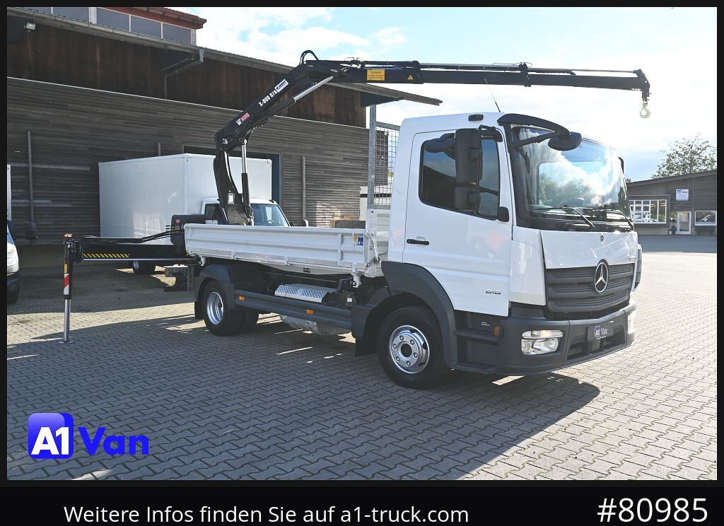 MERCEDES-BENZ Atego 816 Kipper Kran, Hiab, AHK, Klima - Dodávka sklápěč: obrázek 1 MERCEDES-BENZ Atego 816 Kipper Kran, Hiab, AHK, Klima - Dodávka sklápěč: obrázek 1