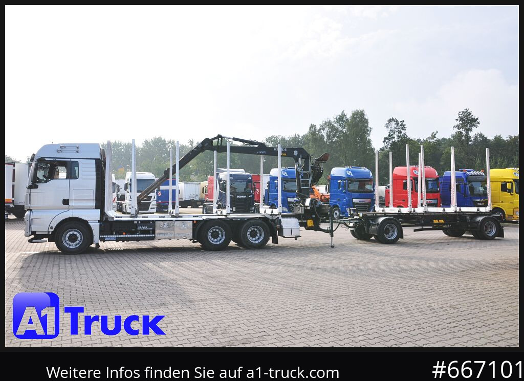 Nákladní auto, Auto s hydraulickou rukou MAN TGX 26.480, Holz Kesla 2109, 6x4,: obrázek 10