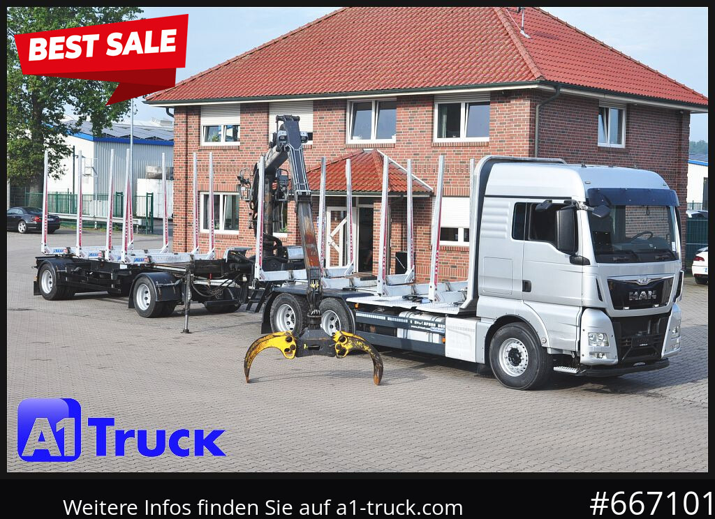 MAN TGX 26.480, Holz Kesla 2109, 6x4, - Nákladní auto, Auto s hydraulickou rukou: obrázek 1 MAN TGX 26.480, Holz Kesla 2109, 6x4, - Nákladní auto, Auto s hydraulickou rukou: obrázek 1