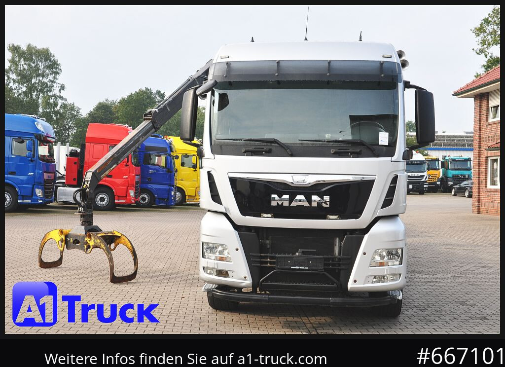 Nákladní auto, Auto s hydraulickou rukou MAN TGX 26.480, Holz Kesla 2109, 6x4,: obrázek 12
