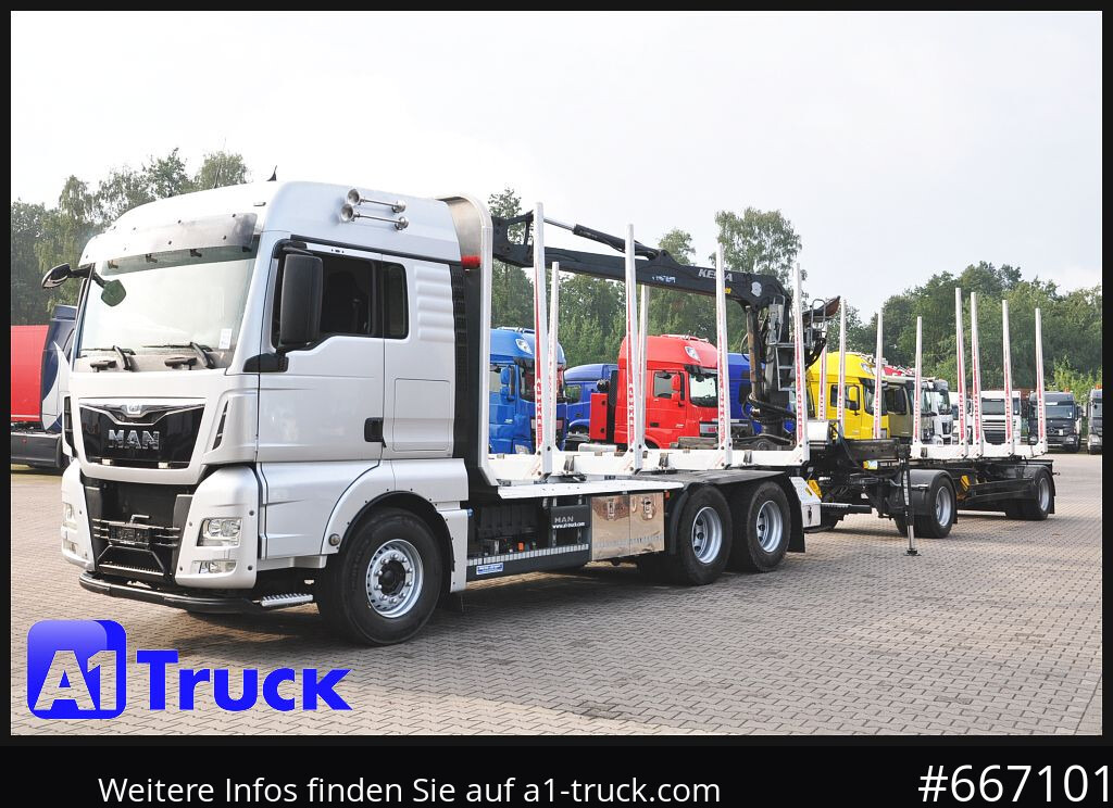 Nákladní auto, Auto s hydraulickou rukou MAN TGX 26.480, Holz Kesla 2109, 6x4,: obrázek 11