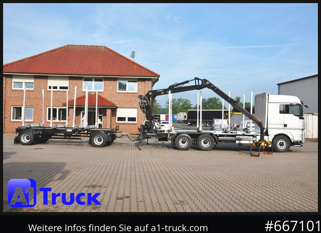 Nákladní auto, Auto s hydraulickou rukou MAN TGX 26.480, Holz Kesla 2109, 6x4,: obrázek 7