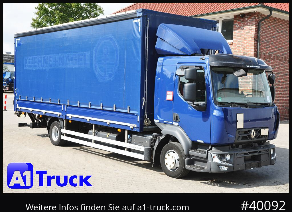 RENAULT D 240, 4x2, Ladebordwand, LBW, guter Zustand - Plachtový nákladní auto: obrázek 1 RENAULT D 240, 4x2, Ladebordwand, LBW, guter Zustand - Plachtový nákladní auto: obrázek 1