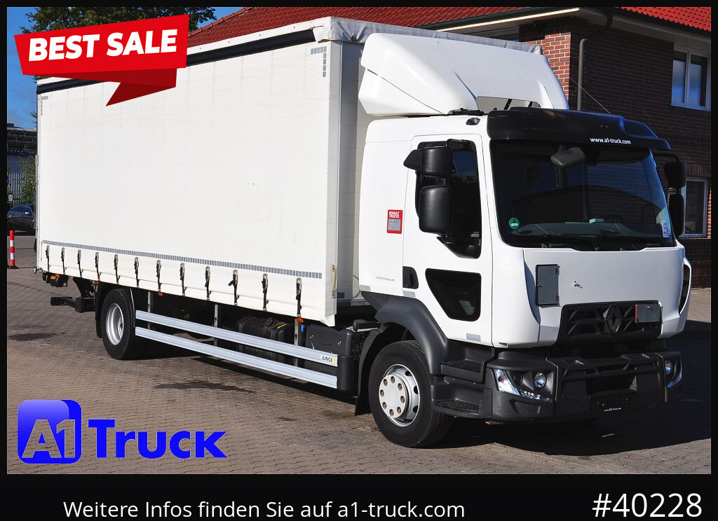 RENAULT D 280, 4x2, Ladebordwand, LBW, TÜV 06/2026 - Plachtový nákladní auto: obrázek 1 RENAULT D 280, 4x2, Ladebordwand, LBW, TÜV 06/2026 - Plachtový nákladní auto: obrázek 1