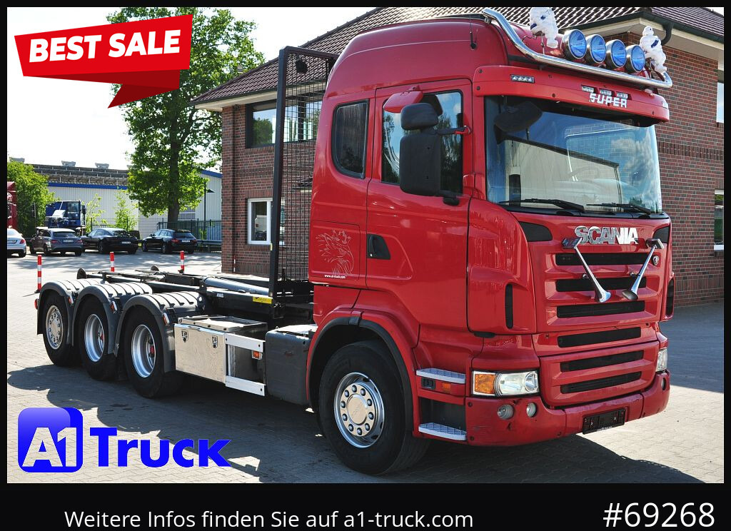 SCANIA R480, Abrollkipper Joab, 8x4, Lift-Lenkachse, - Hákový nosič kontejnerů: obrázek 1 SCANIA R480, Abrollkipper Joab, 8x4, Lift-Lenkachse, - Hákový nosič kontejnerů: obrázek 1