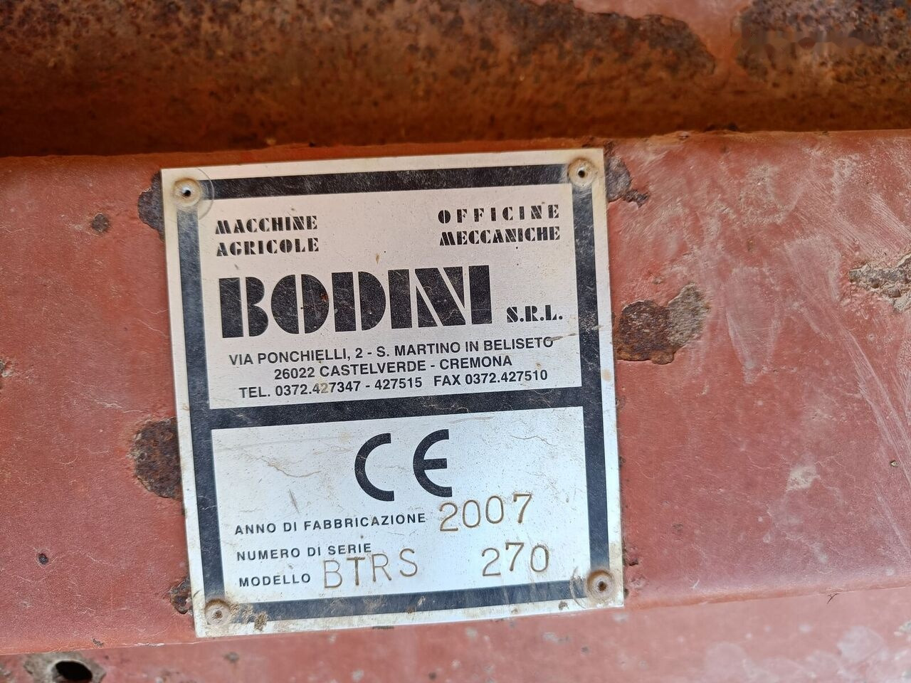 BODINI BTRS270 - Mulčovač: obrázek 4 BODINI BTRS270 - Mulčovač: obrázek 4
