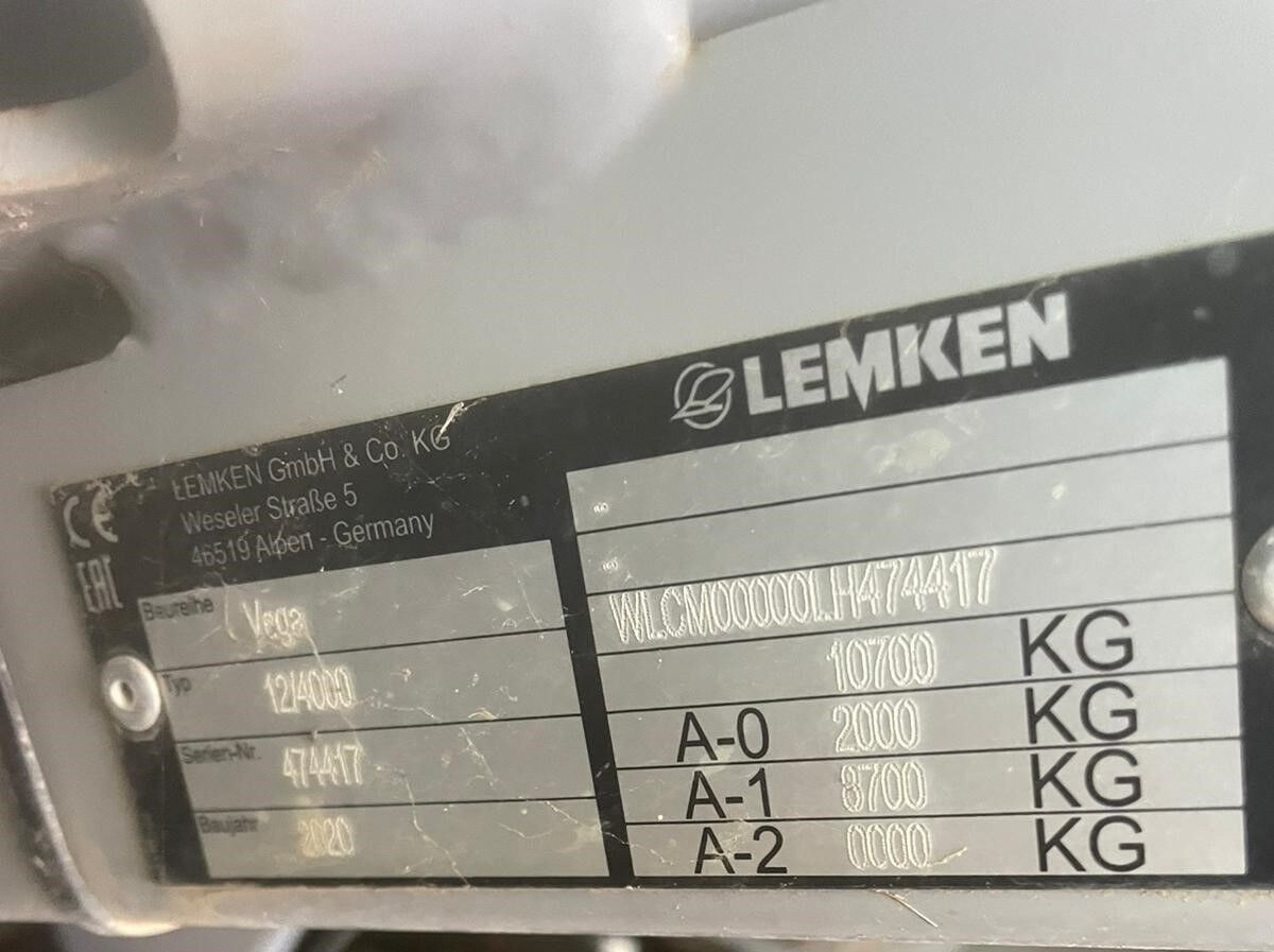Lemken VEGA 4000 - Tažený postřikovač: obrázek 1 Lemken VEGA 4000 - Tažený postřikovač: obrázek 1