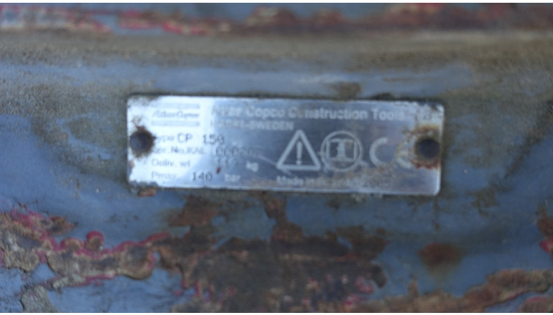 Atlas-Copco CP150 Gewichtsklasse kraan 2-5ton - Hydraulické kladivo: obrázek 4 Atlas-Copco CP150 Gewichtsklasse kraan 2-5ton - Hydraulické kladivo: obrázek 4