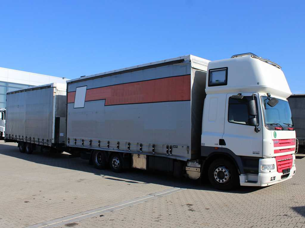 DAF CF 85.460, 6X2, INDEPENDENT AIR CONDITIONING + FLIEGL TPS 100 (2003) - Plachtový nákladní auto: obrázek 3 DAF CF 85.460, 6X2, INDEPENDENT AIR CONDITIONING + FLIEGL TPS 100 (2003) - Plachtový nákladní auto: obrázek 3