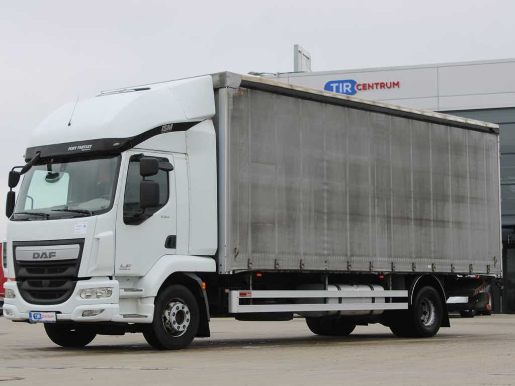 DAF LF 250 FA, HYDRAULIC FRONT, EURO 6 - Plachtový nákladní auto: obrázek 1 DAF LF 250 FA, HYDRAULIC FRONT, EURO 6 - Plachtový nákladní auto: obrázek 1