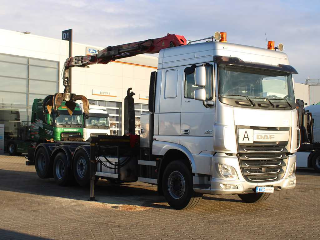 DAF XF 460, EURO 6, 8X2, 2X LIFT AXLE, PALFINGER S260Z96 - Hákový nosič kontejnerů, Auto s hydraulickou rukou: obrázek 3 DAF XF 460, EURO 6, 8X2, 2X LIFT AXLE, PALFINGER S260Z96 - Hákový nosič kontejnerů, Auto s hydraulickou rukou: obrázek 3