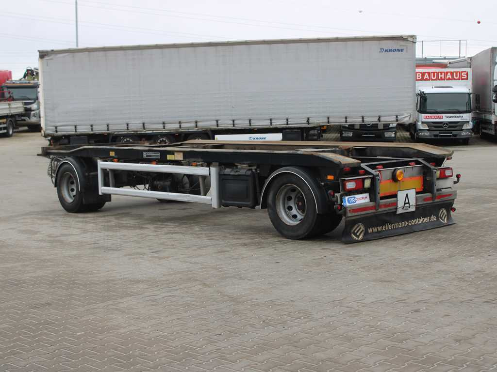Hüffermann HAR 18.70, SAF AXLES, TIRES 80% - Hákový/ Ramenový nosič přívěs: obrázek 5 Hüffermann HAR 18.70, SAF AXLES, TIRES 80% - Hákový/ Ramenový nosič přívěs: obrázek 5
