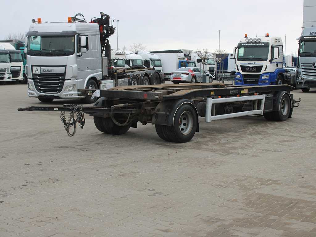 Hüffermann HAR 18.70, SAF AXLES, TIRES 80% - Hákový/ Ramenový nosič přívěs: obrázek 1 Hüffermann HAR 18.70, SAF AXLES, TIRES 80% - Hákový/ Ramenový nosič přívěs: obrázek 1