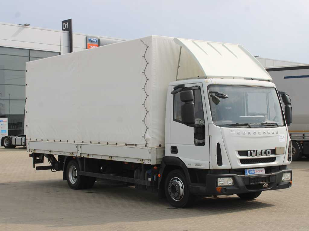 Iveco EUROCARGO 75E21, EURO 6, SIDE BOARD, HYDRAULIC FRONT, TIRES 80% - Plachtový nákladní auto: obrázek 3 Iveco EUROCARGO 75E21, EURO 6, SIDE BOARD, HYDRAULIC FRONT, TIRES 80% - Plachtový nákladní auto: obrázek 3