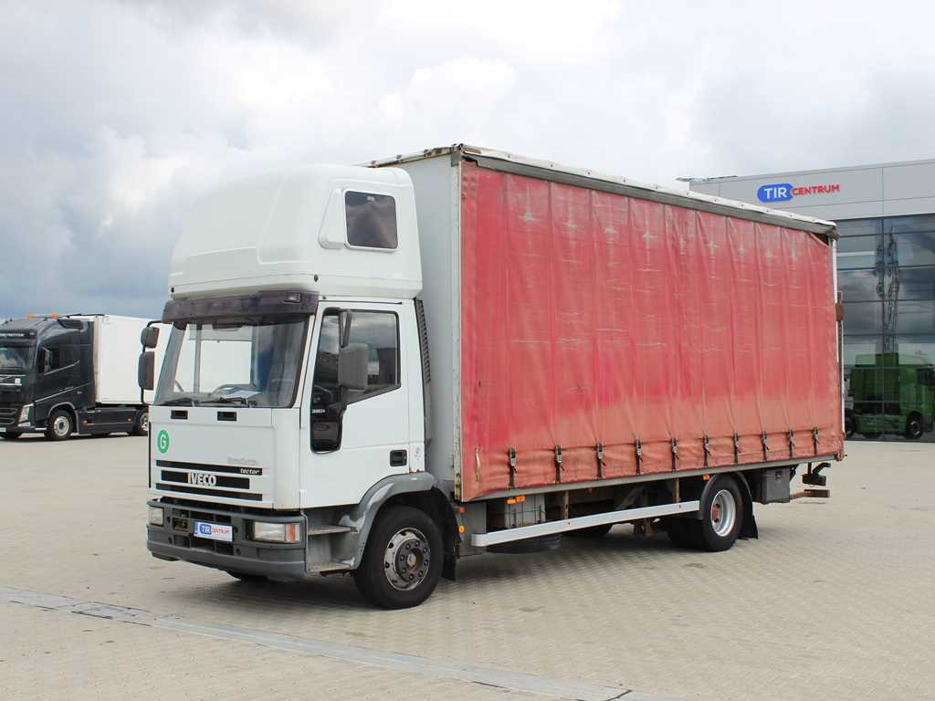 Iveco EUROCARGO ML 120 E, EURO 3, SLEEPING BODY, HYDRAULIC FRONT - Plachtový nákladní auto: obrázek 1 Iveco EUROCARGO ML 120 E, EURO 3, SLEEPING BODY, HYDRAULIC FRONT - Plachtový nákladní auto: obrázek 1