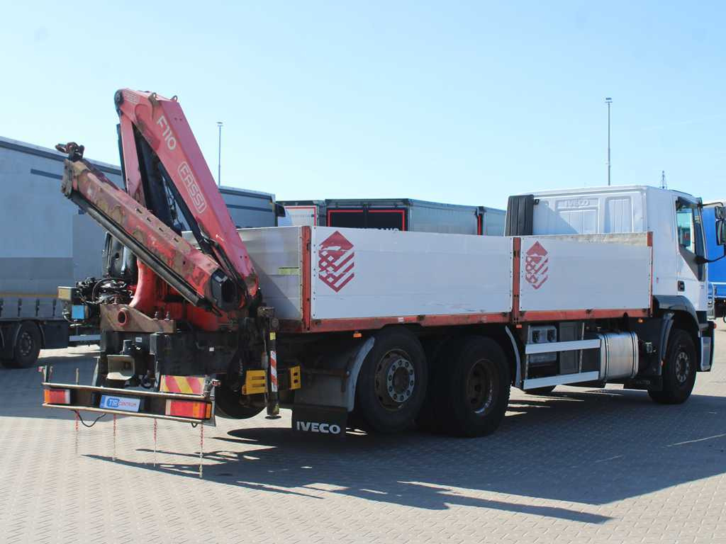 Iveco STRALIS 400, 6X2, EURO 3, HYDRAULIC ARM FASSI F110 - Nákladní automobil valníkový/ Plošinový, Auto s hydraulickou rukou: obrázek 4 Iveco STRALIS 400, 6X2, EURO 3, HYDRAULIC ARM FASSI F110 - Nákladní automobil valníkový/ Plošinový, Auto s hydraulickou rukou: obrázek 4