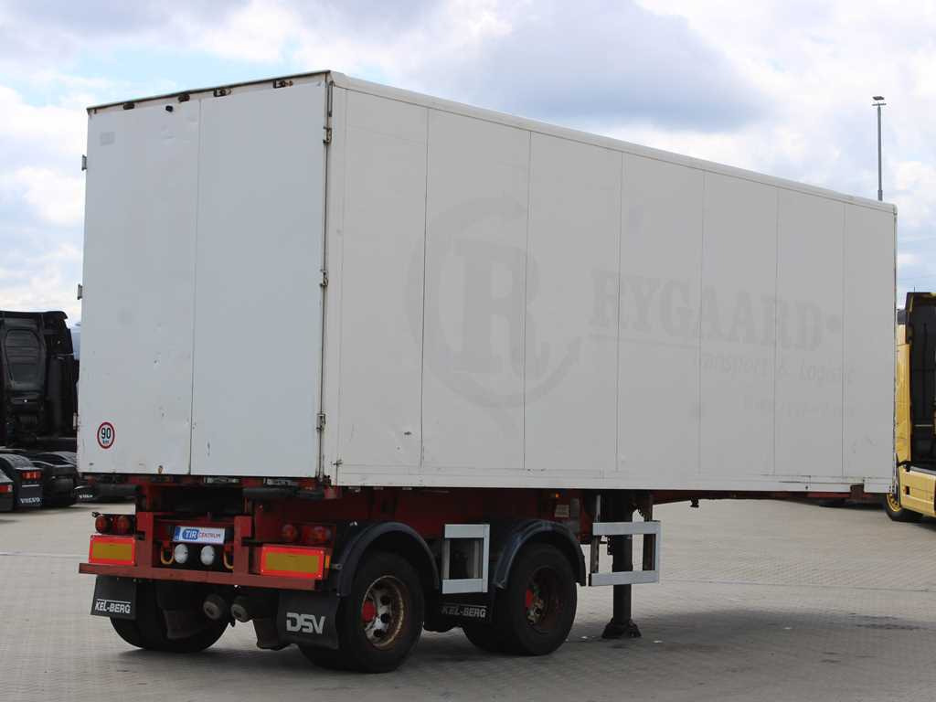 KEL-BERG E36S2, AXLES 10t, EXPANDABLE, SAF AXLES - Skříňový návěs: obrázek 4 KEL-BERG E36S2, AXLES 10t, EXPANDABLE, SAF AXLES - Skříňový návěs: obrázek 4