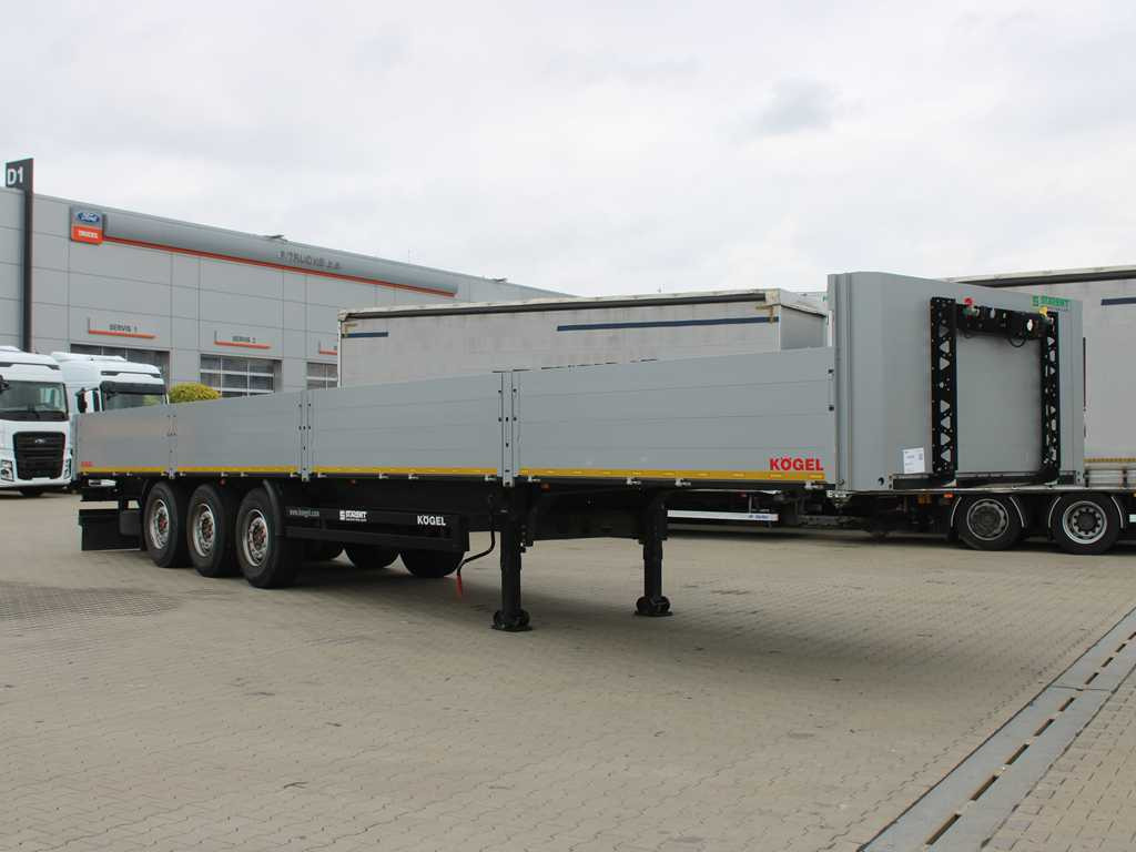 Kögel SF24, SIDEBOARDS, SAF, TIRES 80% - Návěs valník/ Plato: obrázek 3 Kögel SF24, SIDEBOARDS, SAF, TIRES 80% - Návěs valník/ Plato: obrázek 3