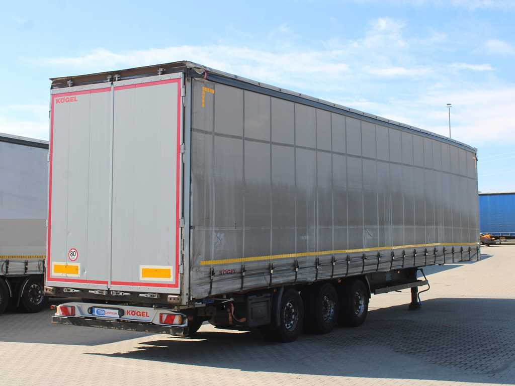 Kögel SN 24 MEGA, SAF, LOWDECK, LIFT AXLE, LIFTING ROOF, MULTILOCK - Plachtový návěs: obrázek 4 Kögel SN 24 MEGA, SAF, LOWDECK, LIFT AXLE, LIFTING ROOF, MULTILOCK - Plachtový návěs: obrázek 4