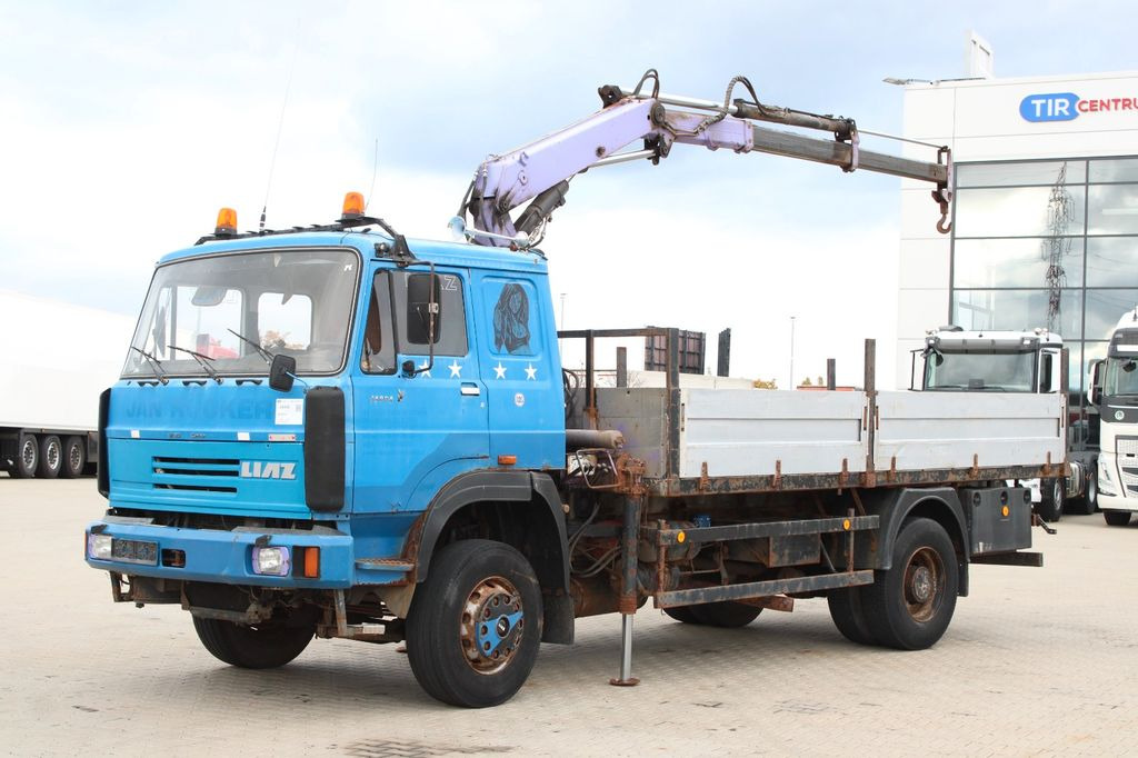 LIAZ 18.23,CRANE NJ SR-70 PT,BEACONS - Nákladní automobil valníkový/ Plošinový, Auto s hydraulickou rukou: obrázek 1 LIAZ 18.23,CRANE NJ SR-70 PT,BEACONS - Nákladní automobil valníkový/ Plošinový, Auto s hydraulickou rukou: obrázek 1