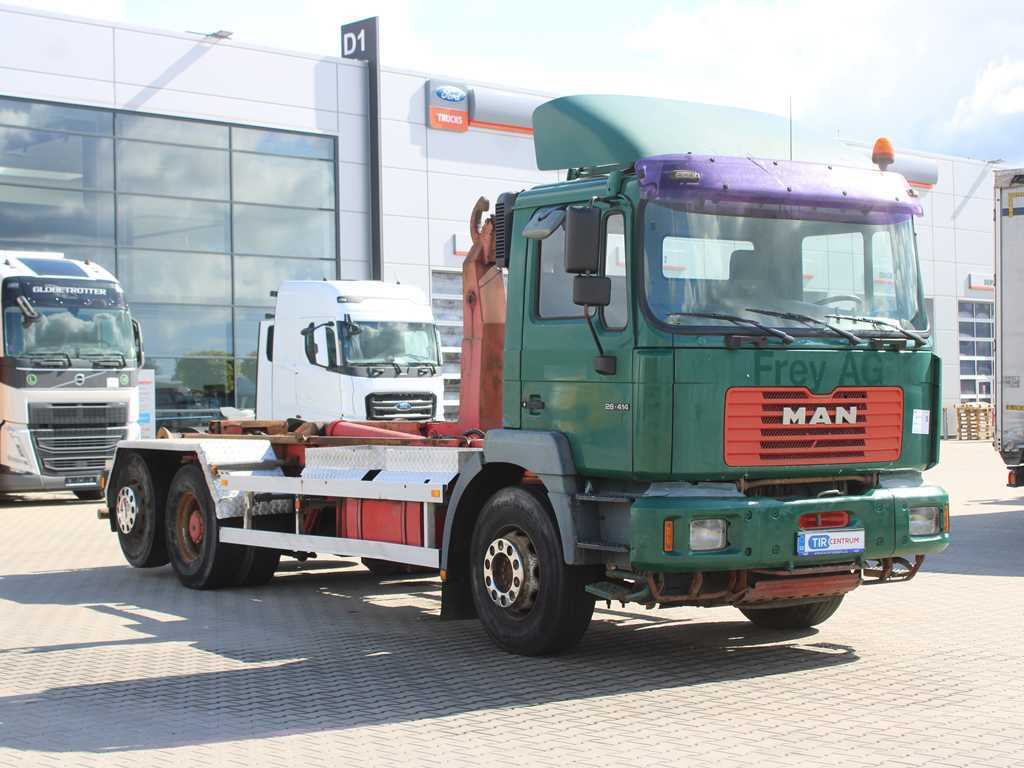 MAN 26.414, EURO 3, 6X2, LIFT AXLE, HOOK CARRIER FOR CONTAINERS - Hákový nosič kontejnerů: obrázek 3 MAN 26.414, EURO 3, 6X2, LIFT AXLE, HOOK CARRIER FOR CONTAINERS - Hákový nosič kontejnerů: obrázek 3