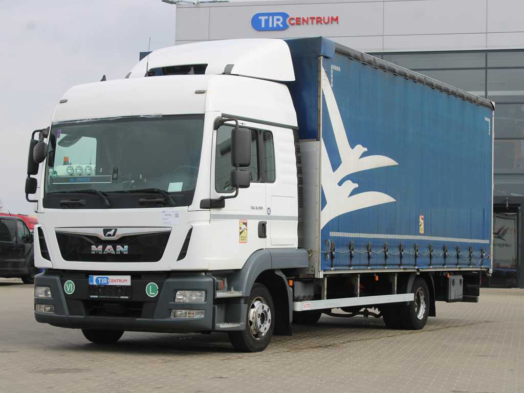 MAN TGL 8.190, EURO 6, TIRES 80% - Plachtový nákladní auto: obrázek 1 MAN TGL 8.190, EURO 6, TIRES 80% - Plachtový nákladní auto: obrázek 1