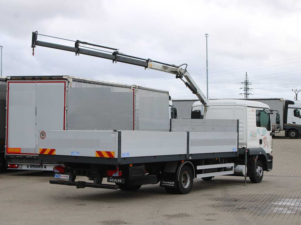 MAN TGL 8.220, EURO 5, SIDEBOARD, TIRES 80%, HYDRAULIC ARM TLC_38A.3 - Nákladní automobil valníkový/ Plošinový, Auto s hydraulickou rukou: obrázek 4 MAN TGL 8.220, EURO 5, SIDEBOARD, TIRES 80%, HYDRAULIC ARM TLC_38A.3 - Nákladní automobil valníkový/ Plošinový, Auto s hydraulickou rukou: obrázek 4