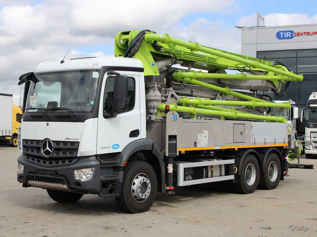 Mercedes-Benz ACTROS 2840, 6X4, Car pump ZOOMLION ZL36X-5Z - Autočerpadlo: obrázek 1 Mercedes-Benz ACTROS 2840, 6X4, Car pump ZOOMLION ZL36X-5Z - Autočerpadlo: obrázek 1