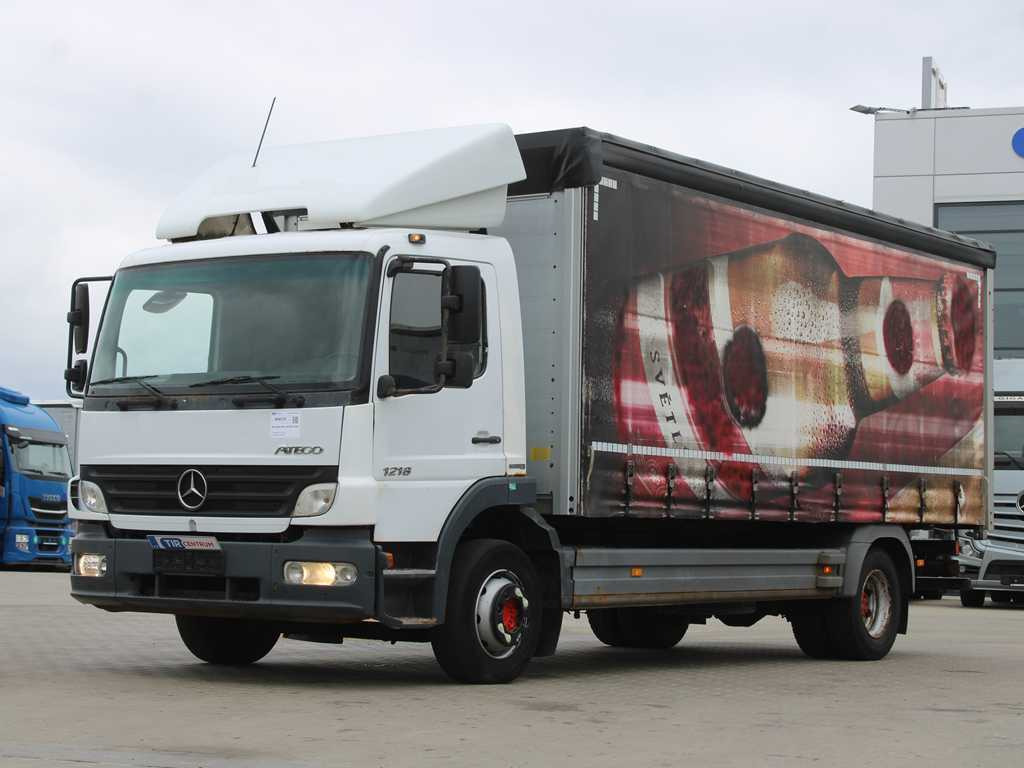 Mercedes-Benz ATEGO 1218, EURO 4 - Plachtový nákladní auto: obrázek 1 Mercedes-Benz ATEGO 1218, EURO 4 - Plachtový nákladní auto: obrázek 1