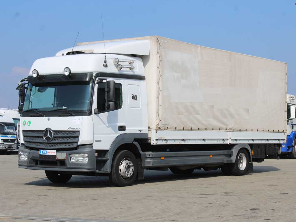 Mercedes-Benz ATEGO 1230, EURO 6, HYDRAULIC FRONT, SIDES - Plachtový nákladní auto: obrázek 1 Mercedes-Benz ATEGO 1230, EURO 6, HYDRAULIC FRONT, SIDES - Plachtový nákladní auto: obrázek 1